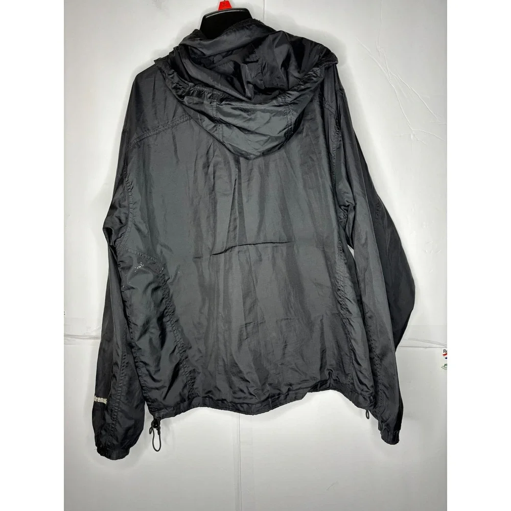 VTG The North Face Black Hydrenaline Mens Large‎ Hooded Windbreaker Jacket Korea